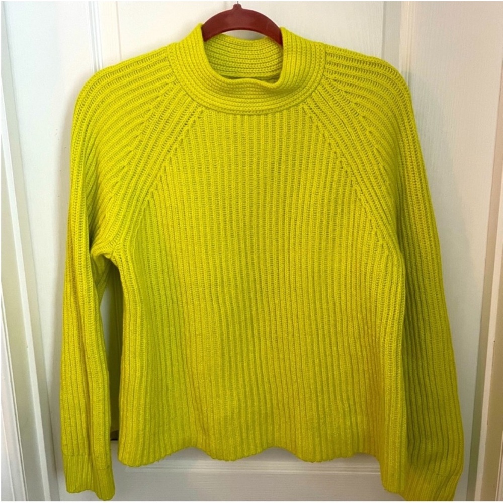 Banana Republic Neon Yellow Sweater (L)